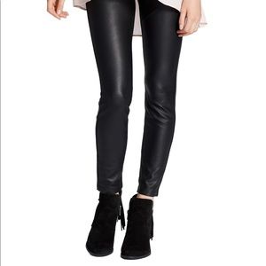 Jessica Simpson Faux Leather Maternity Leggings
